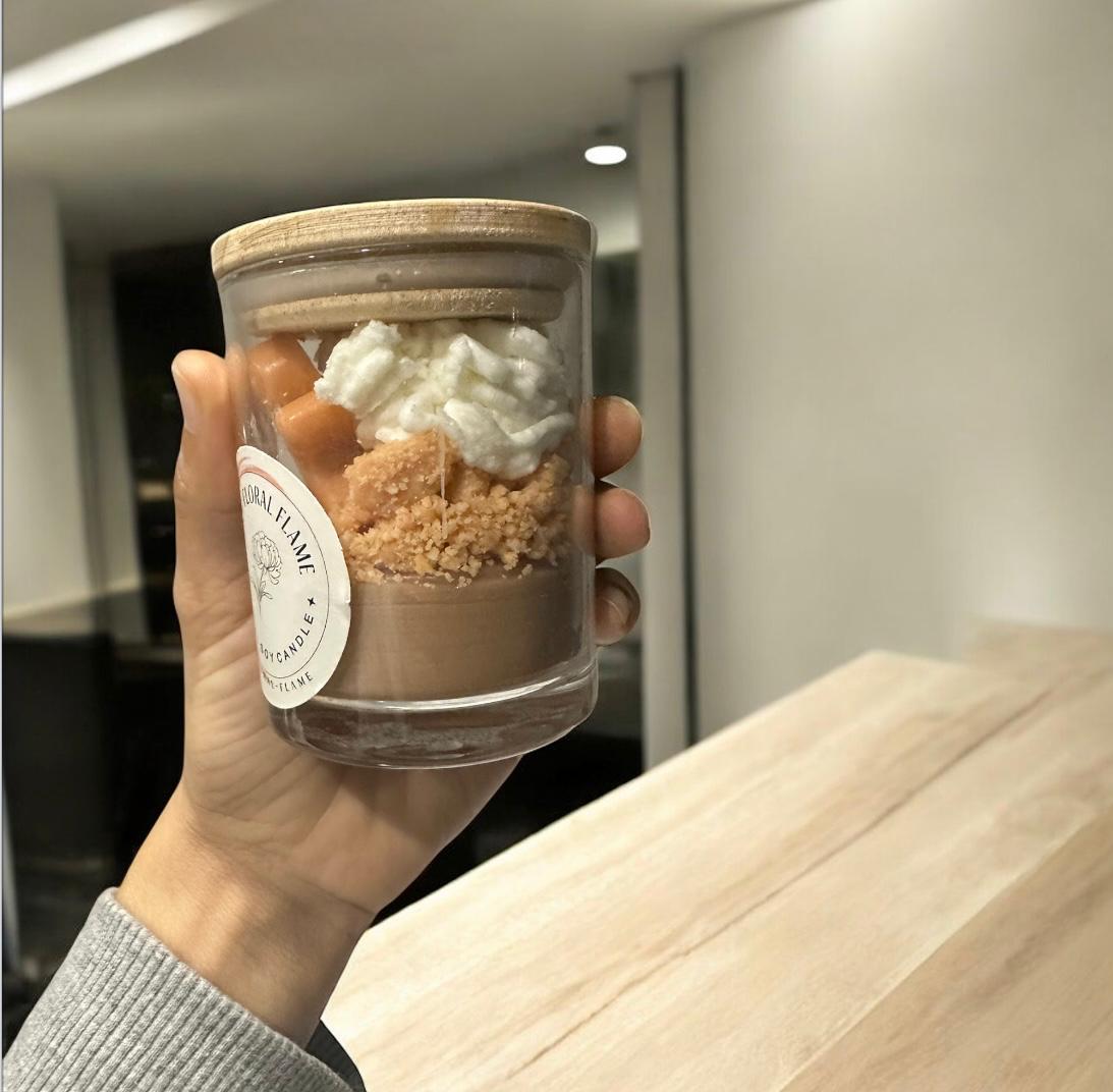 Gingerbread Latte candle
